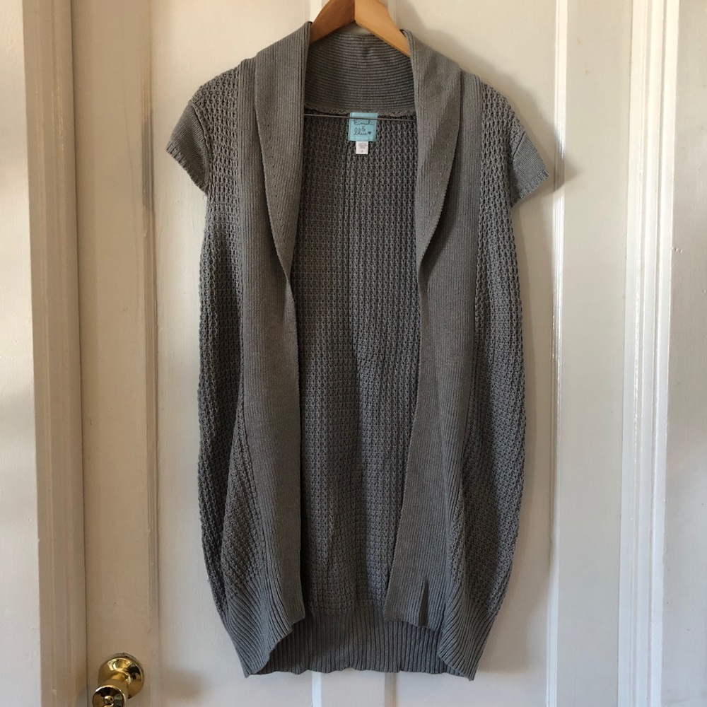 UO Kimchi Blue Cap Sleeve Cardigan Sweater Size L